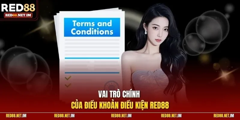 Vai trò chính của điều khoản điều kiện Red88